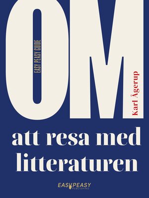 cover image of Om att resa med litteraturen